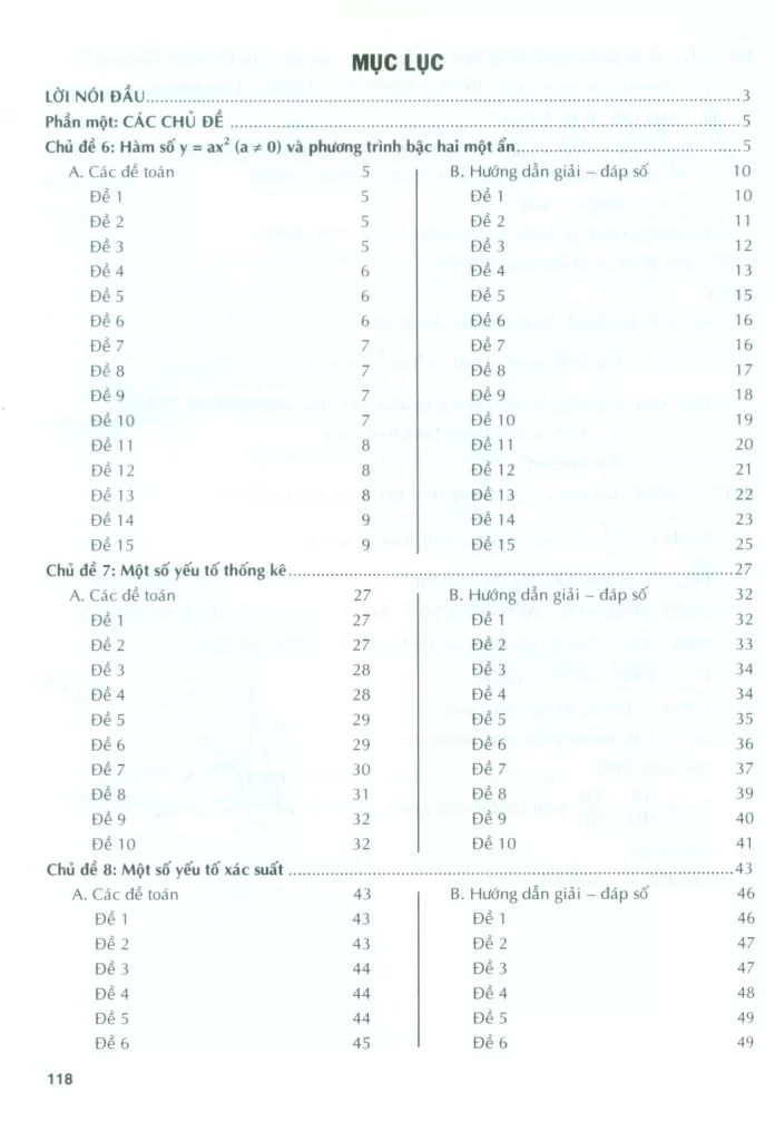 ÔN TẬP - KIỂM TRA NÂNG CAO VÀ PHÁT TRIỂN NĂNG LỰC TOÁN LỚP 9 - TẬP 2 (Theo chương trình GDPT mới)